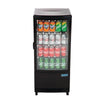 Polar C-Series Energy Efficient Curved Door Display Fridge Black 86L