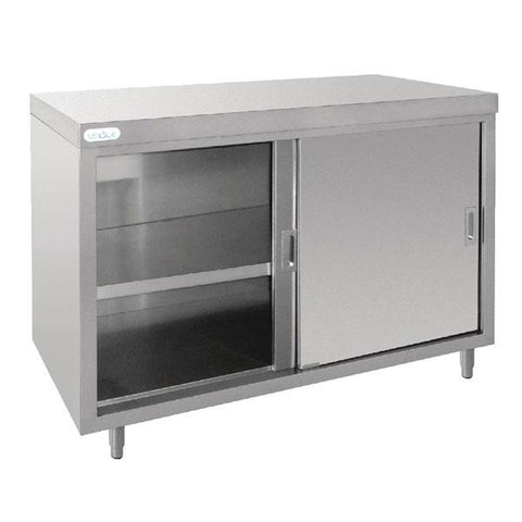 Vogue 1200mm Stainless Steel Floor Standing Cupboard