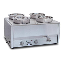 Roband Roband Hot Bain Marie 4 x 1/2 Size Pans Single Row BM14A