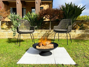 ICE Group Black Lassen Cast Iron Fire Pit