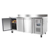 Polar 417L U-Series 3 Door Undercounter Fridge with Upstand